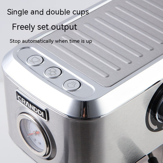 Italian Household Coffee Machine Semi-automatic Steam Foam