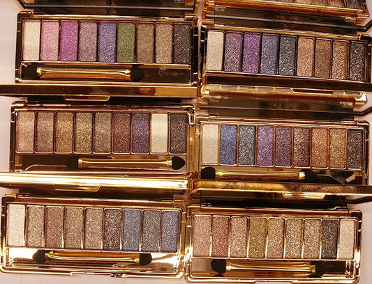 Cosmetics Wholesale Korea Bear Winnie 9 Color Eye Shadow Diamond Bright Colorful Nine Color Eye Shadow Super In The End