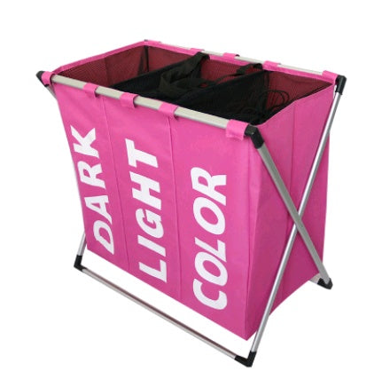 Household items storage baskets Environmentally friendly cloth waterproof laundry baskets Divisional folding Oxford cloth hampers