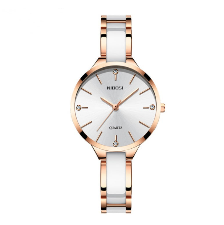 Waterproof and ceramic women's watch