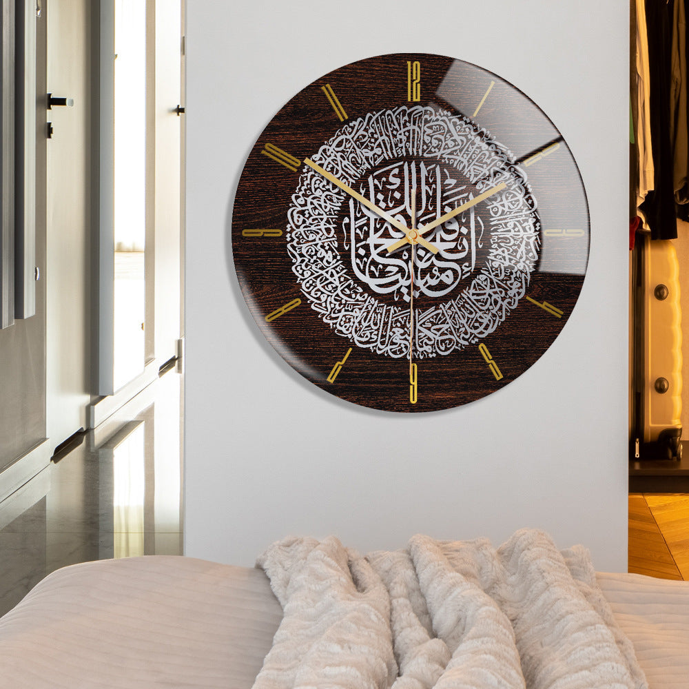 Round Acrylic Wall Clock For Living Room Decoration