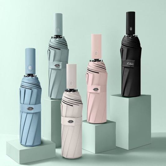 Automatic Umbrella Twelve Bone Three Fold Umbrella