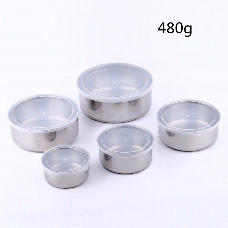 Sealed Stainless Steel Ice Bowl Color Korean Bento Box
