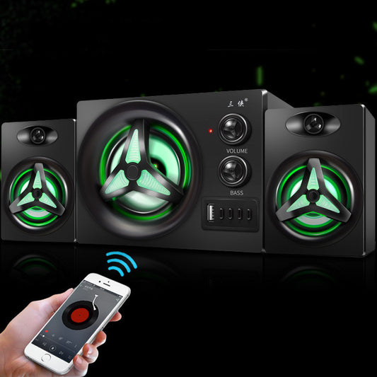 Computer audio notebook desktop computer home subwoofer small speaker Game TV speaker USB effect
