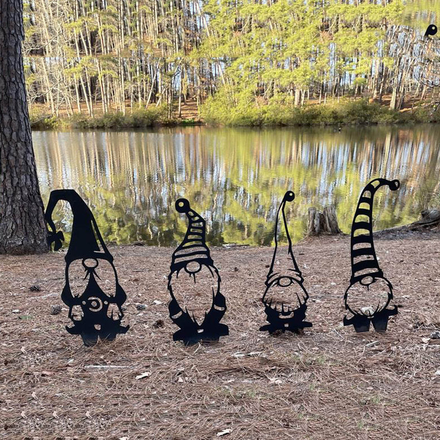 Dwarf Metal Garden Decoration Art Deco Art Silhouette