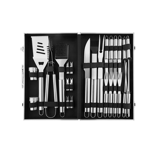 Aluminum Box Stainless Steel Grill Set BBQ Barbecue Ttools
