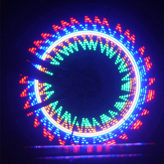 Colorful LED Bike Wheel