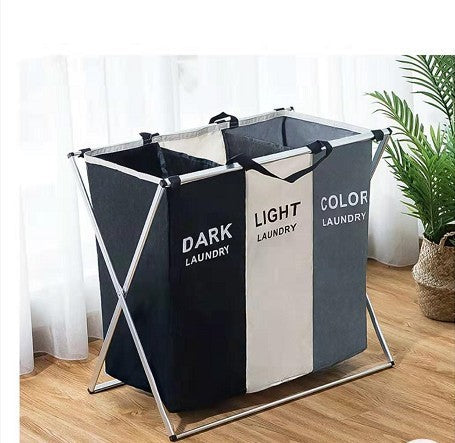 Simple Foldable Oxford Linen Hamper
