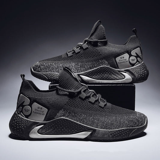 Summer Breathable Men'S Casual Shoes Sports Flying Shoes