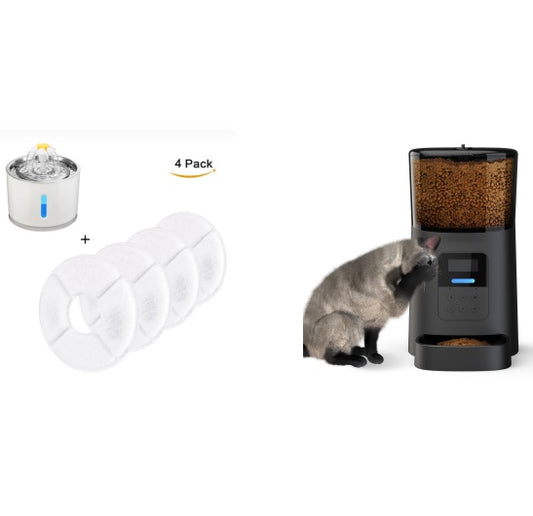 Automatic Pet Feeder Large-capacity Perspective Grain Bucket
