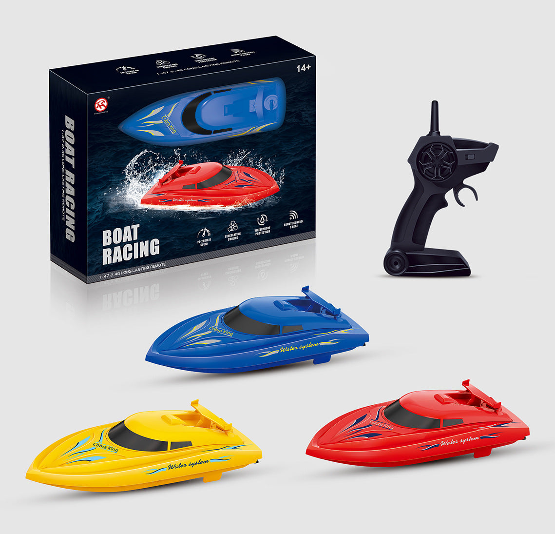Summer floating speedboat spoof toy