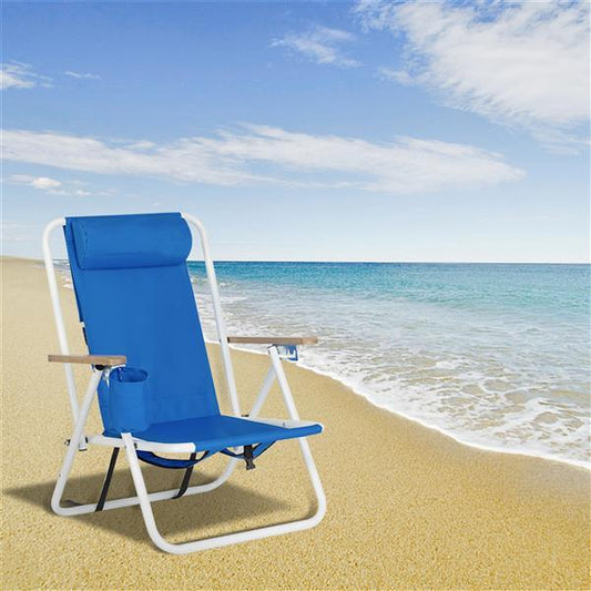 Single Beach Chair In Blue