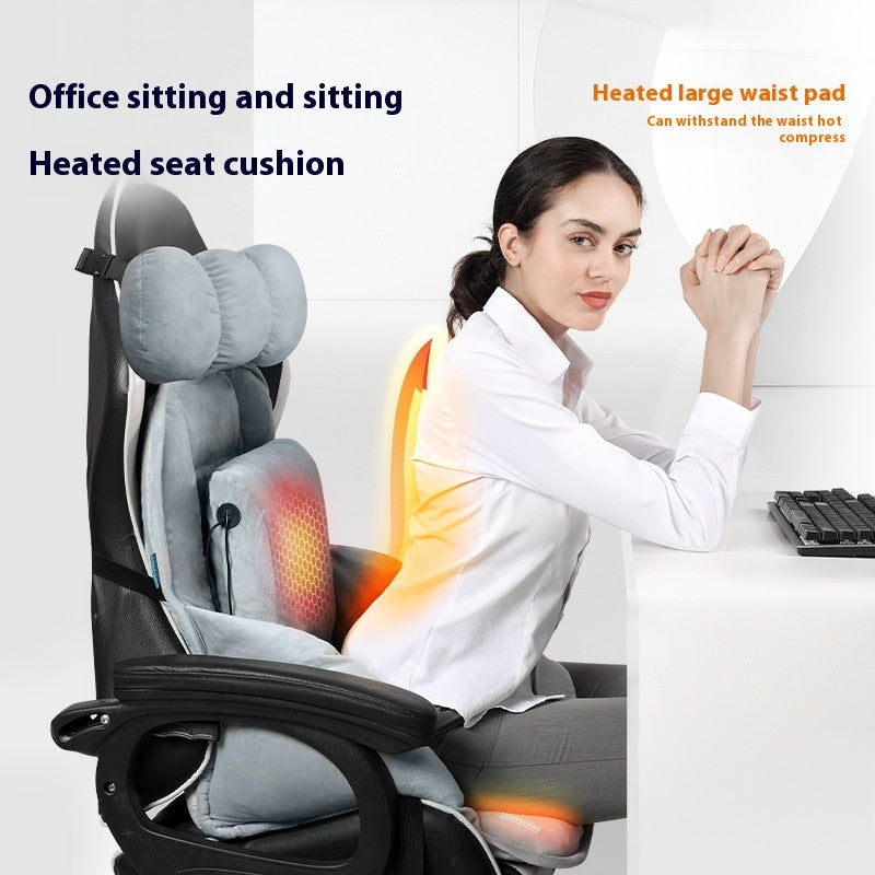 Office Long-sitting Artifact Waist Support Cushion Integrated Graphene Usb Electric Heating Seat
