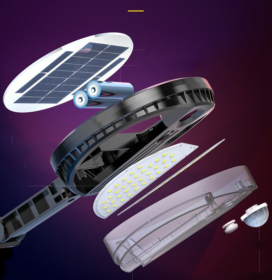 LED human induction solar wall light