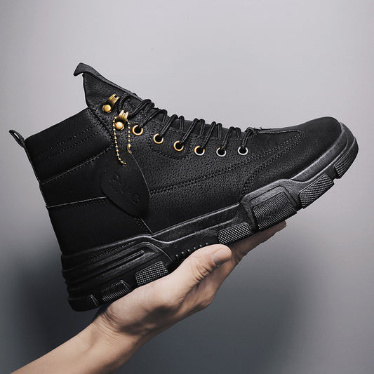 Martin-Stiefel im Retro-Stil im britischen Stil