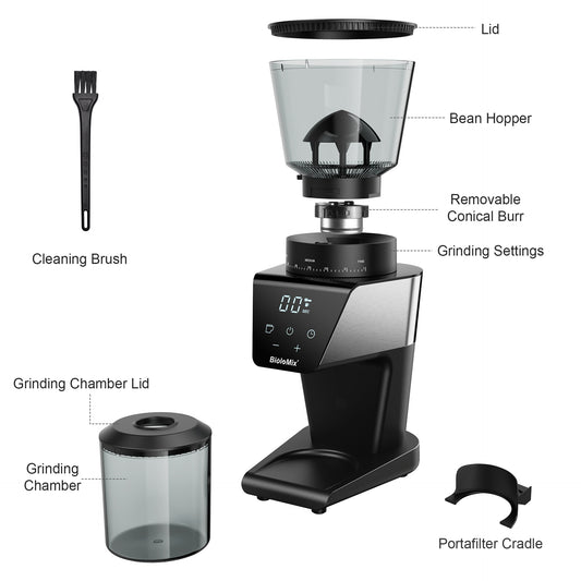 Electric Conical Burr Coffee Grinder