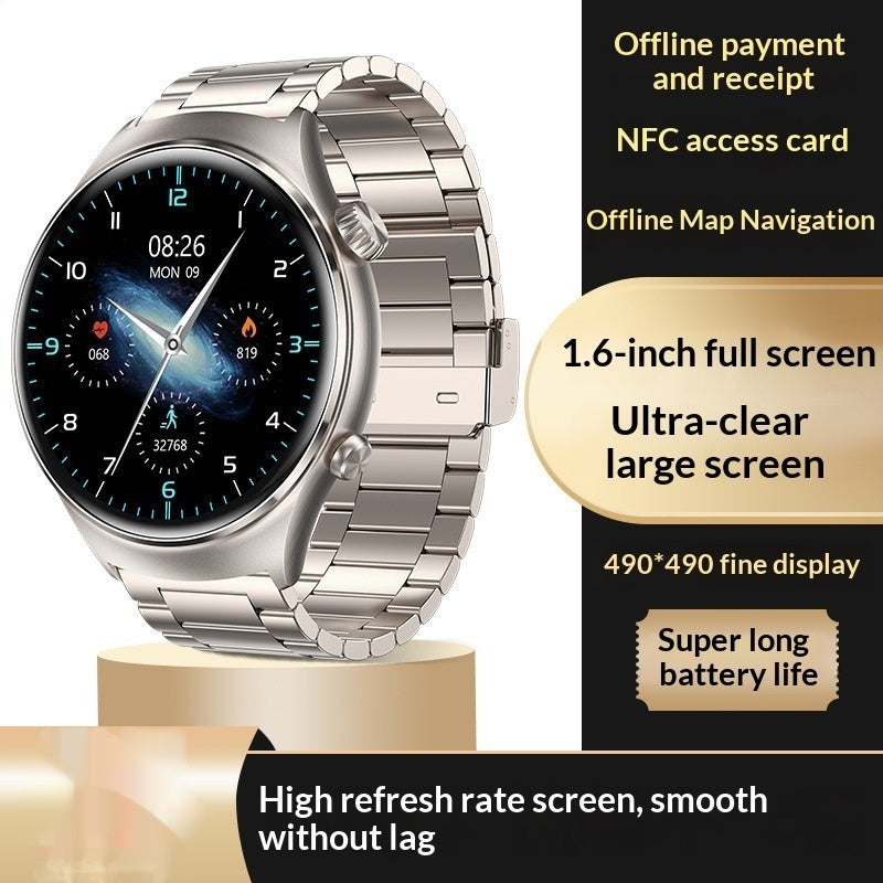 Multi-functional NFC Waterproof Smartwatch With A Payment-enabled Wristband