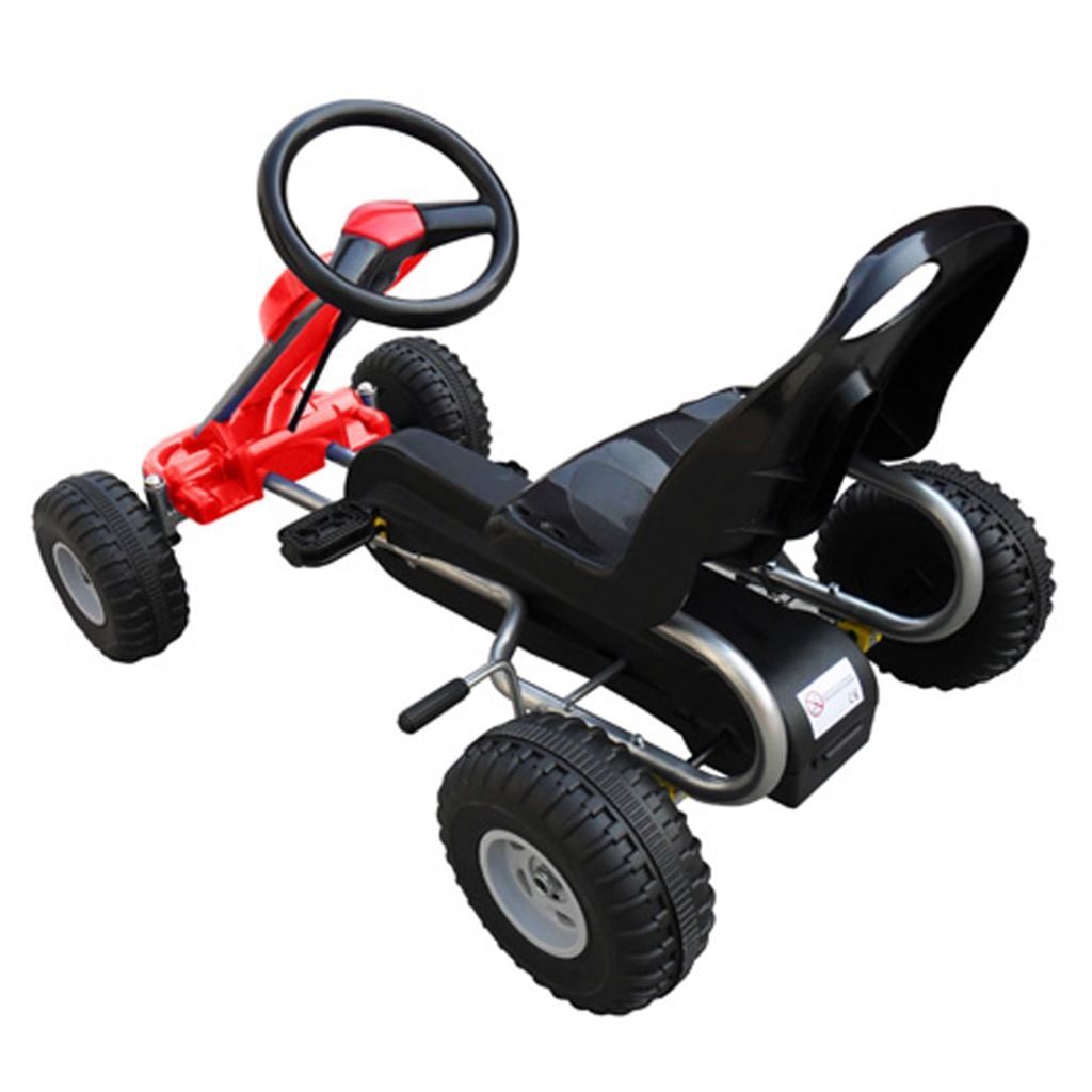 vidaXL Pedal Go Kart Red