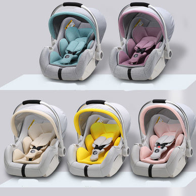 Baby Car With Car Foldable Safety Seat Basket Portable Car Cradle