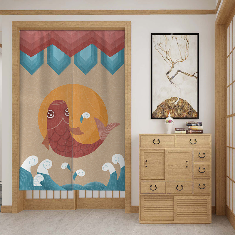 Door Curtain Fabric Non-porous Bedroom Home Curtain Partition Curtain