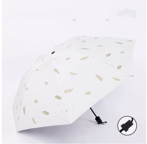 Rain Or Shine Sunshade Vinyl Gift Umbrella