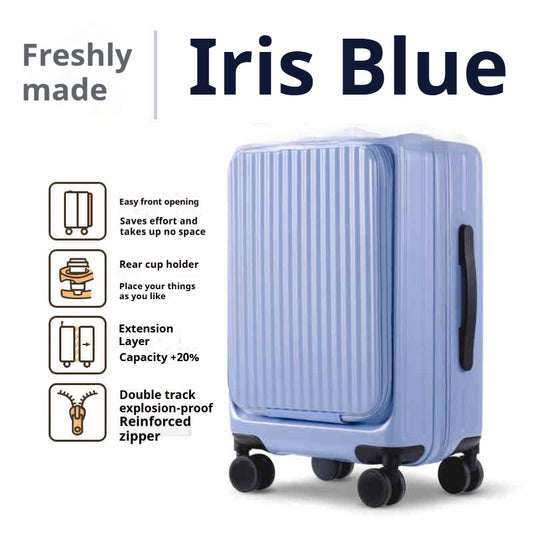 Maleta expandible de 20 pulgadas con múltiples palancas