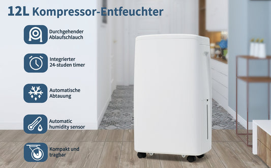 3-in-1-Luftentfeuchter-Luftreiniger-Trockner Aus Kunststoff