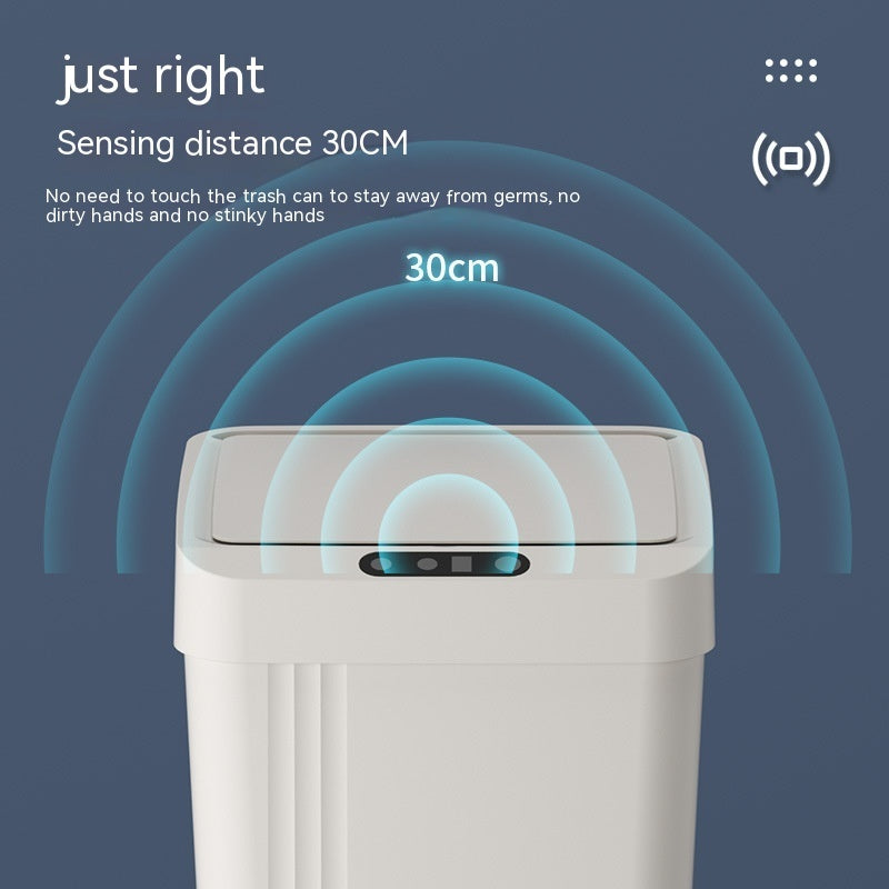 Papelera de baño automática