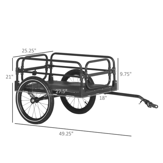 Bike Cargo Trailer Bike Wagon Bicycle Trailer with Suspension
