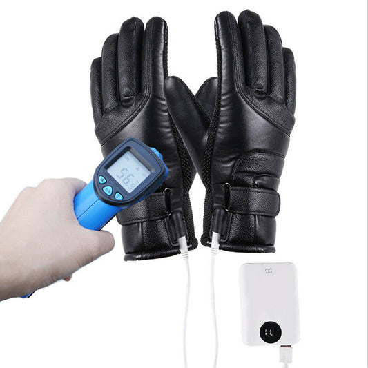 Power bank heating gloves
