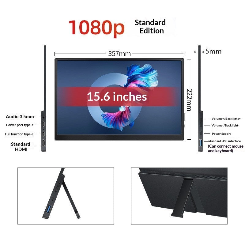 Portable Monitor Phone Extension Screen Laptop Secondary Display