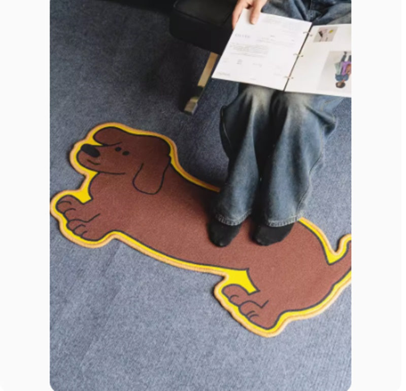 Household American Style Retro Loop Velvet Anti Slip And Dirt Resistant Carpet