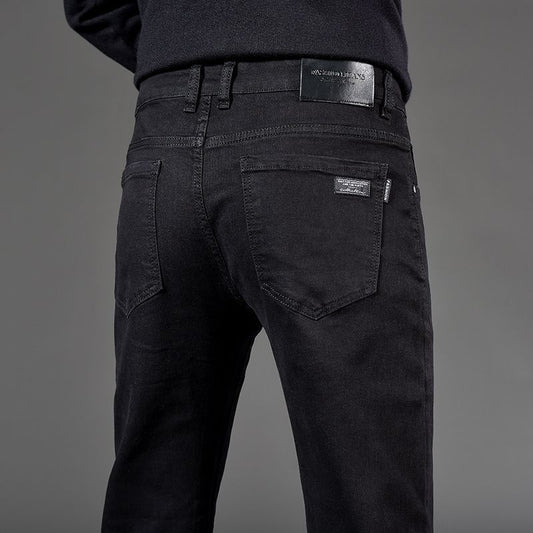 Pantalones rectos ajustados para hombre