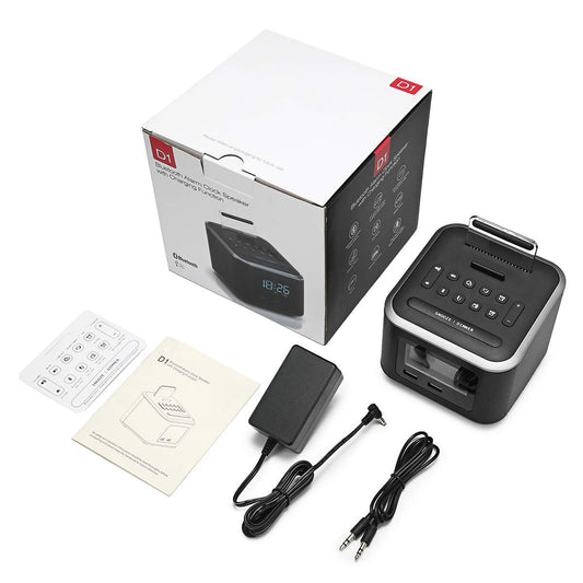 Homtime D1 Bluetooth Speaker Multifunctional Alarm Clock Audio Home Radio Creative Hotel Same Paragraph