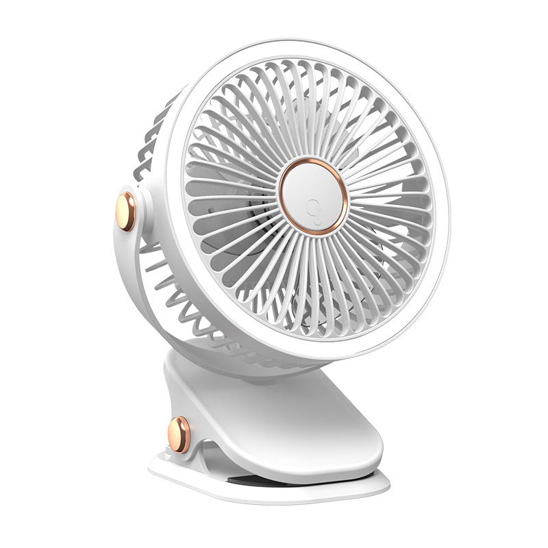Clip Fan USB Lighting Desktop Household Fan Portable