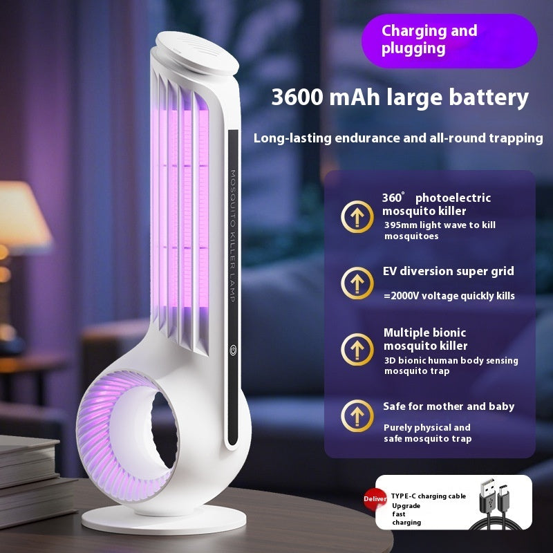 Usb Photocatalyst Mosquito Killing Lamp Electric Shock Two-in-one LED Mosquito Trap Lamp