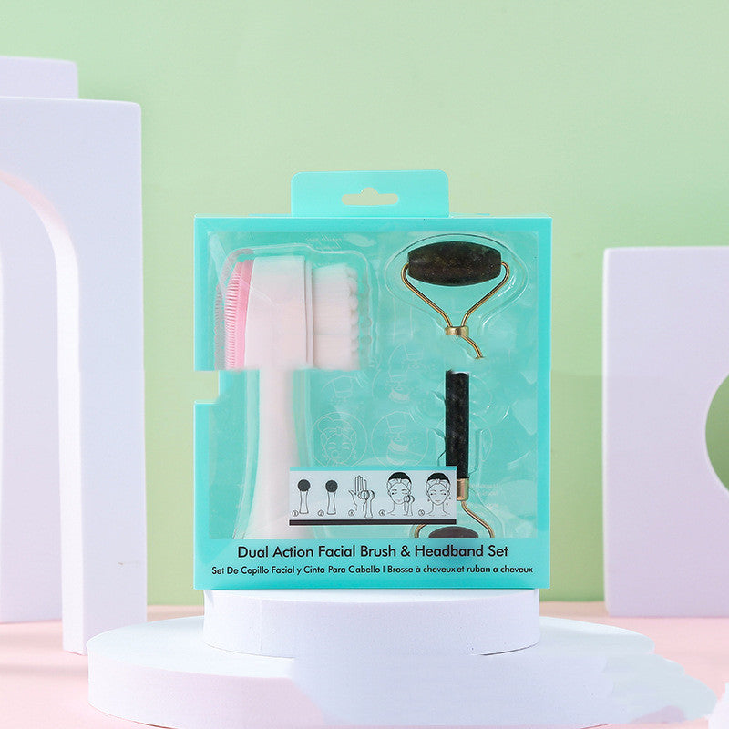 Cleansing Brush Jade Roller Push Face Beauty Device Eye