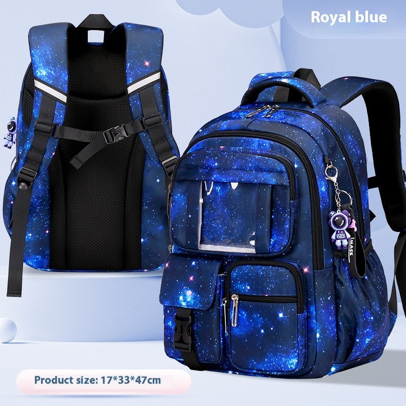 Pink Princess Primary School Student Schoolbag Children Backpack Girl Lightweight And Large Capacity