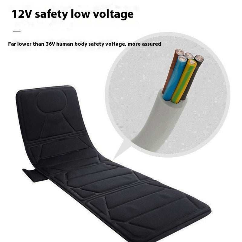 Cervical Vibration Massager Electric Bed Padded Shoulder Neck Waist Back Car Seat Cushion