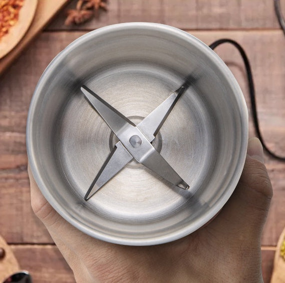 Electric Handheld Coffee Bean Grinder Household Portable Stainless Steel