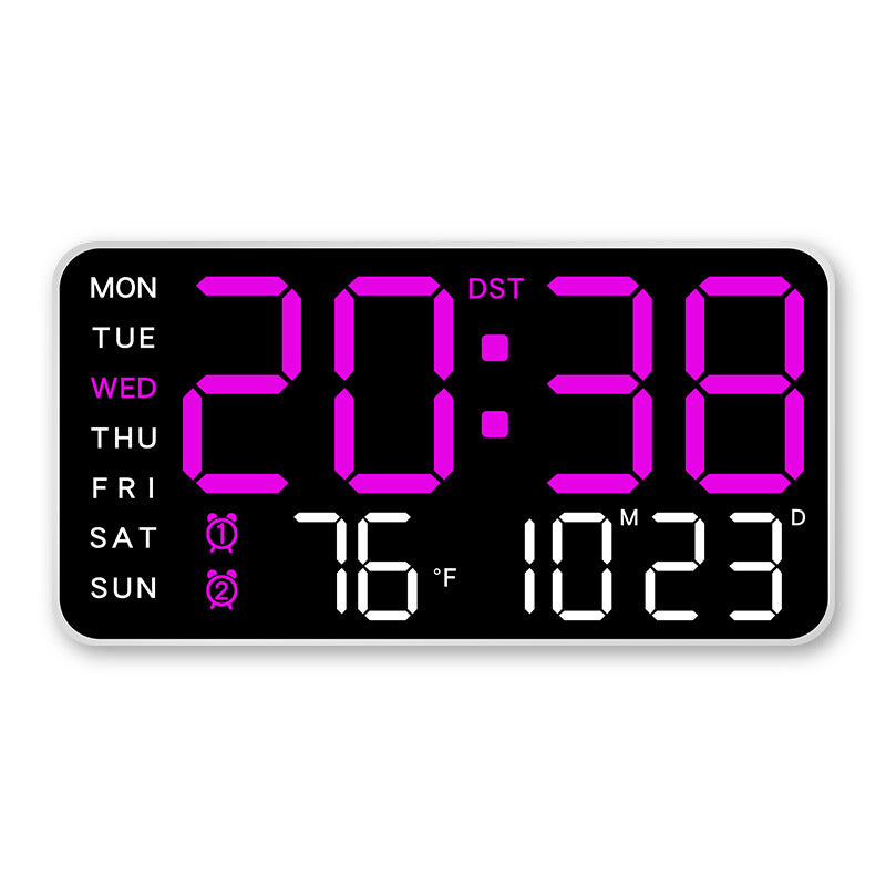 Simple Digital Clock Display Living Room