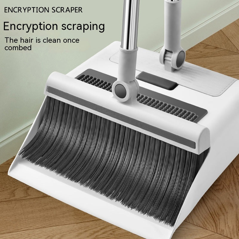 Three in one broom dustpan floor brush