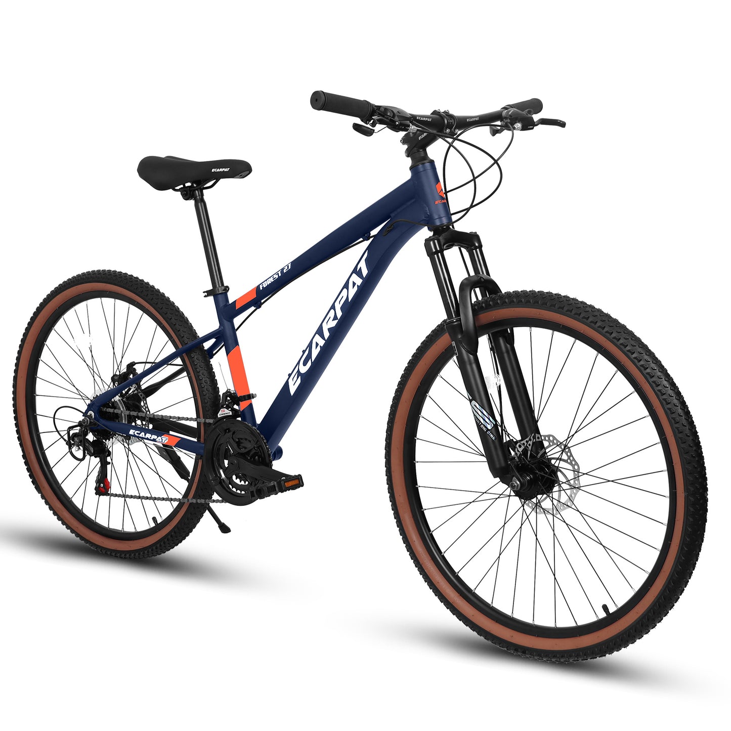 A27302 27 Inch Wheel Mountain Bike, 21-speed Disc Brake Trigger Transmission, Aluminum Frame Unisex Mountain Bike