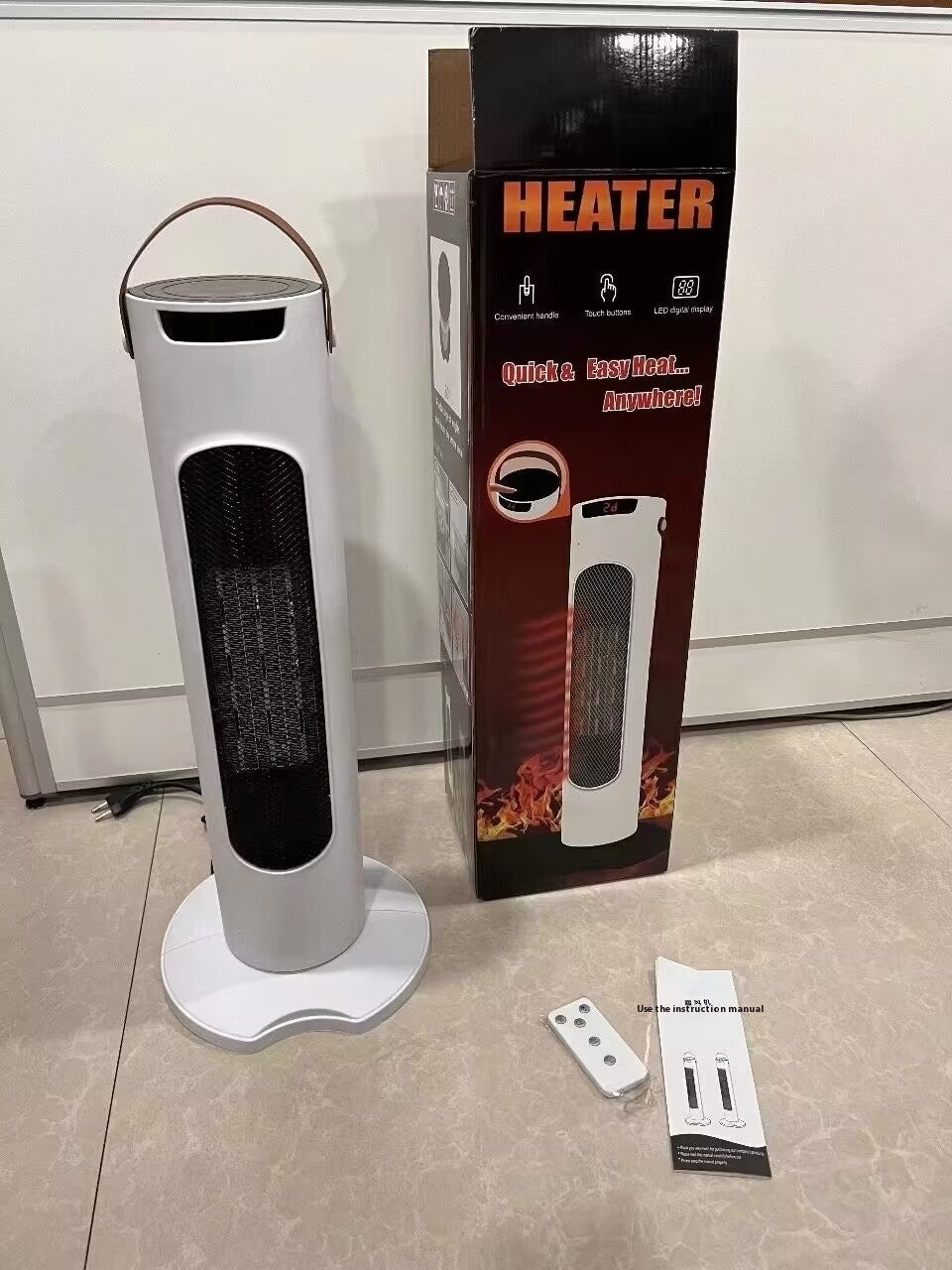 Household Heater Vertical Intelligent Remote Control Electric Heater