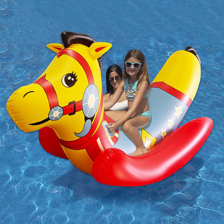 Children's Giant Inflatable Riding Rocking Chair