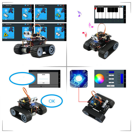 Maker Robot Remote Control Intelligent Tank Kit