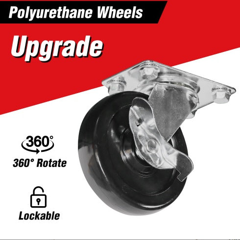 Rolling Tool Chest With 7-Drawer Tool Box With Wheels Multifunctional Tool Cart Mechanic Tool Storage Cabinet For Garage, Warehouse, Workshop, Repair Shop