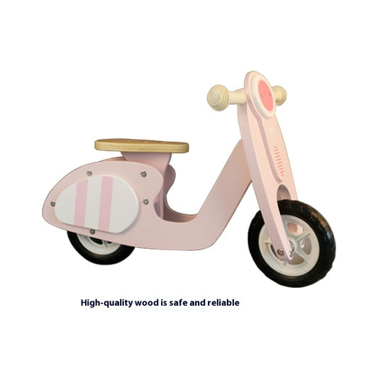 Children's Wooden Boys And Girls Balance Toddler Slip Scooter