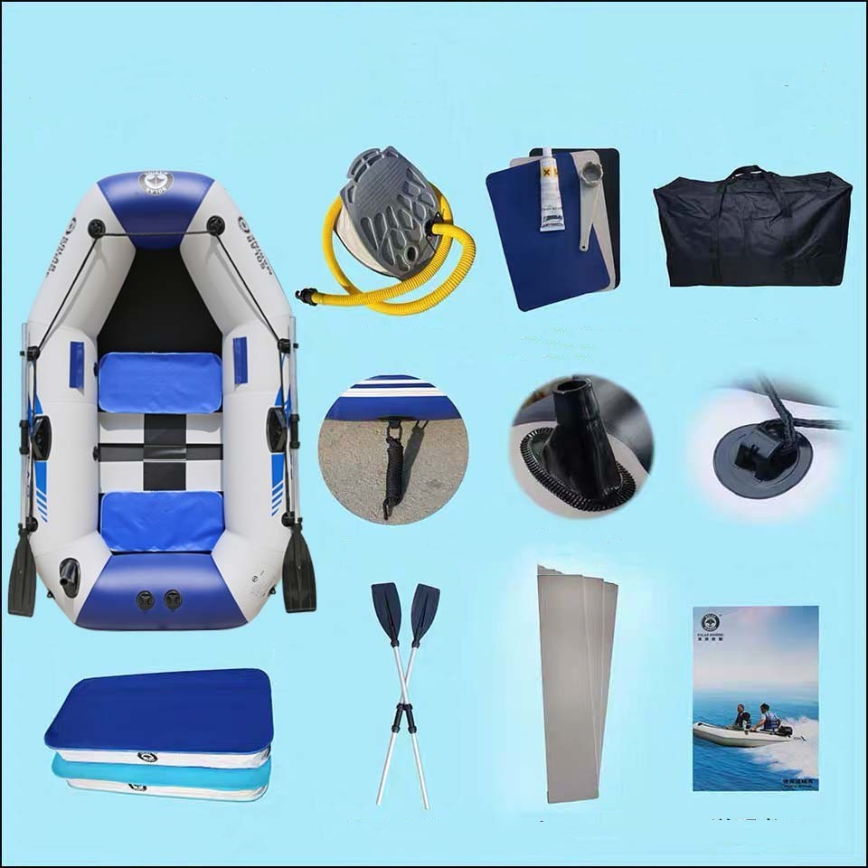Rubber Boat Thickened Hard Bottom Wear-resistant Multi-person Air Cushion Folding