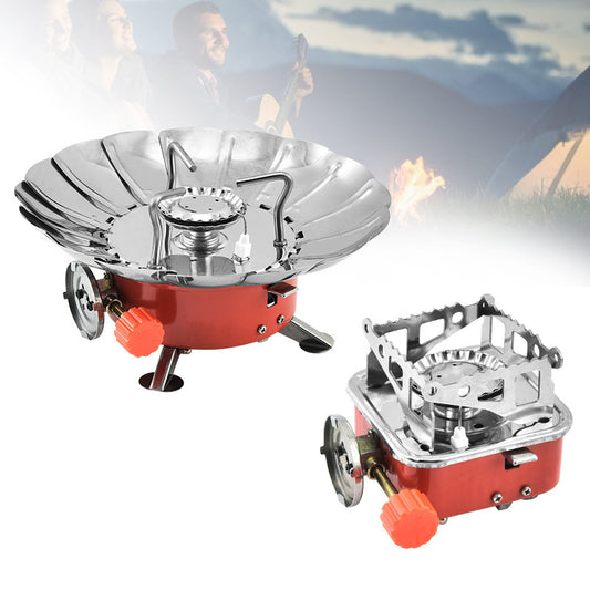 Small Square Stove, Windproof Stove Head, Camping Gas Stove, Stove Head, Outdoor Stove, Camping Gas Appliance Wholesale